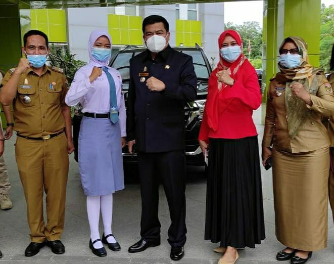 Siswi SMAN I Sendang Agung Lolos Seleksi Paskibraka Tinggak Provinsi dan Nasional